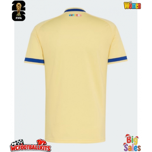 Curacao Replica Away Stadium Shirt for Women World Cup 2026 Short Sleeve